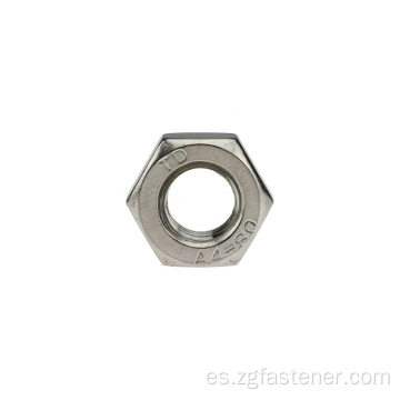 Tuerca hexagonal de acero inoxidable GB6170